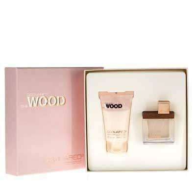 dsquared wood perfume gift set.